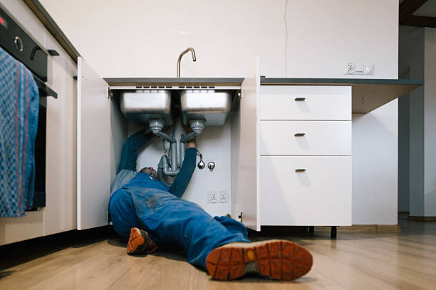 Professional Leak Detection technician working in Morehead City, NC